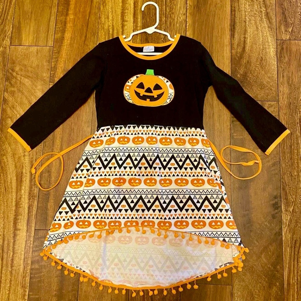 Boutique high/low Halloween dress 4/5t